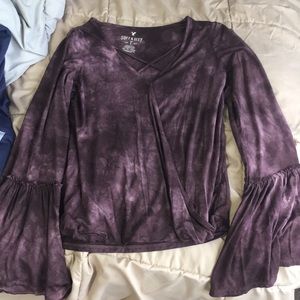Purple American Eagle top